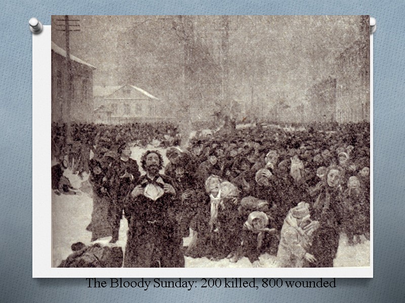 The Bloody Sunday: 200 killed, 800 wounded